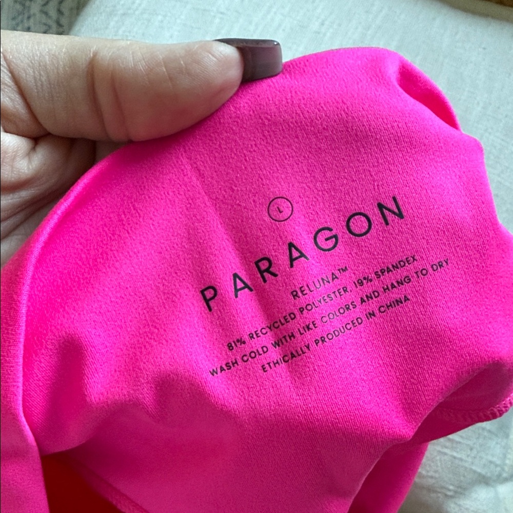 Paragon Vibrant Pink Active Leggings - Picture 4 of 4